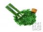 Silver Lined Christmas Green Size 11-0 Seed Beads